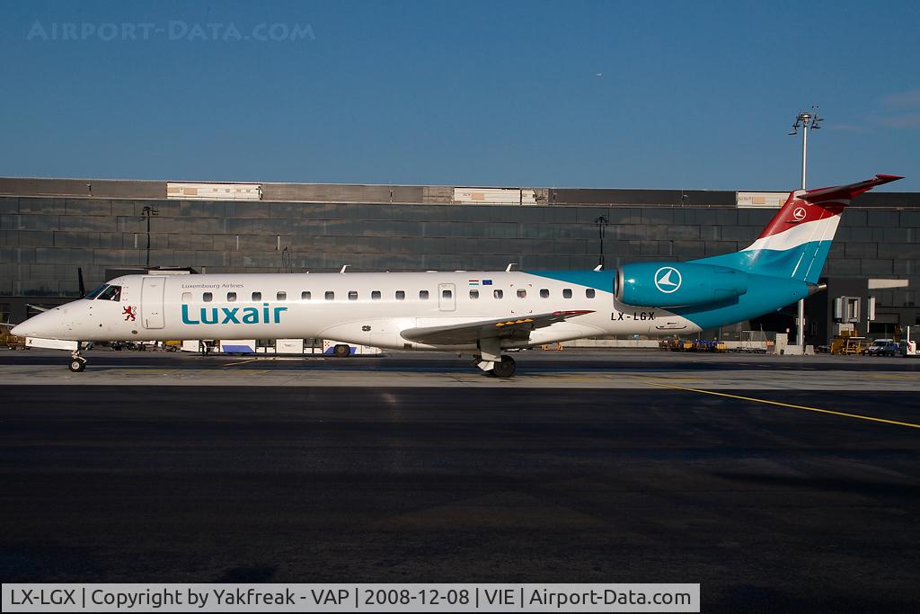 LX-LGX, 1999 Embraer EMB-145LU (ERJ-145LU) C/N 145147, Luxair Embraer 145