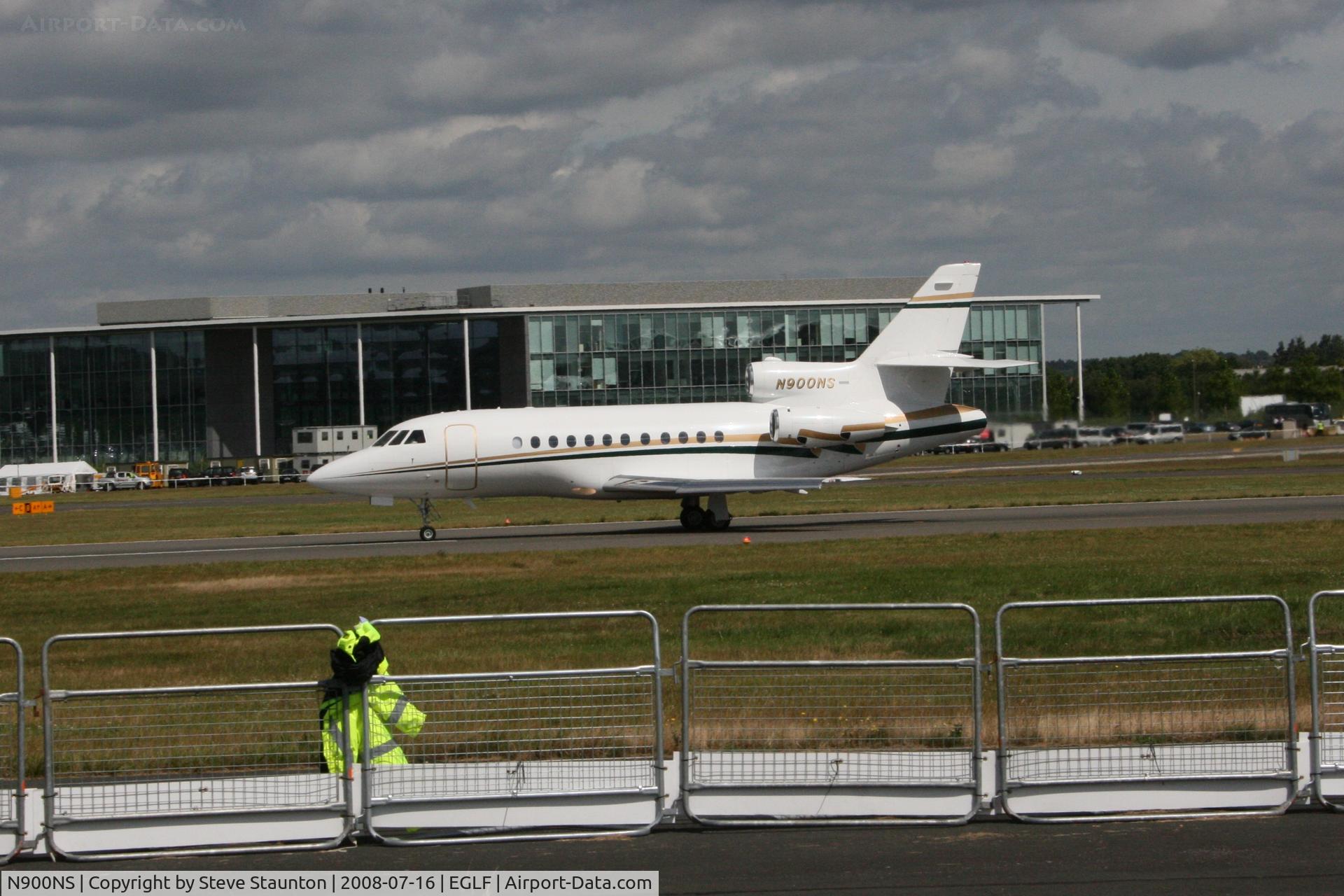 N900NS, 2005 Dassault Falcon 900EX C/N 150, Taken at Farnborough Airshow on the Wednesday trade day, 16th July 2009