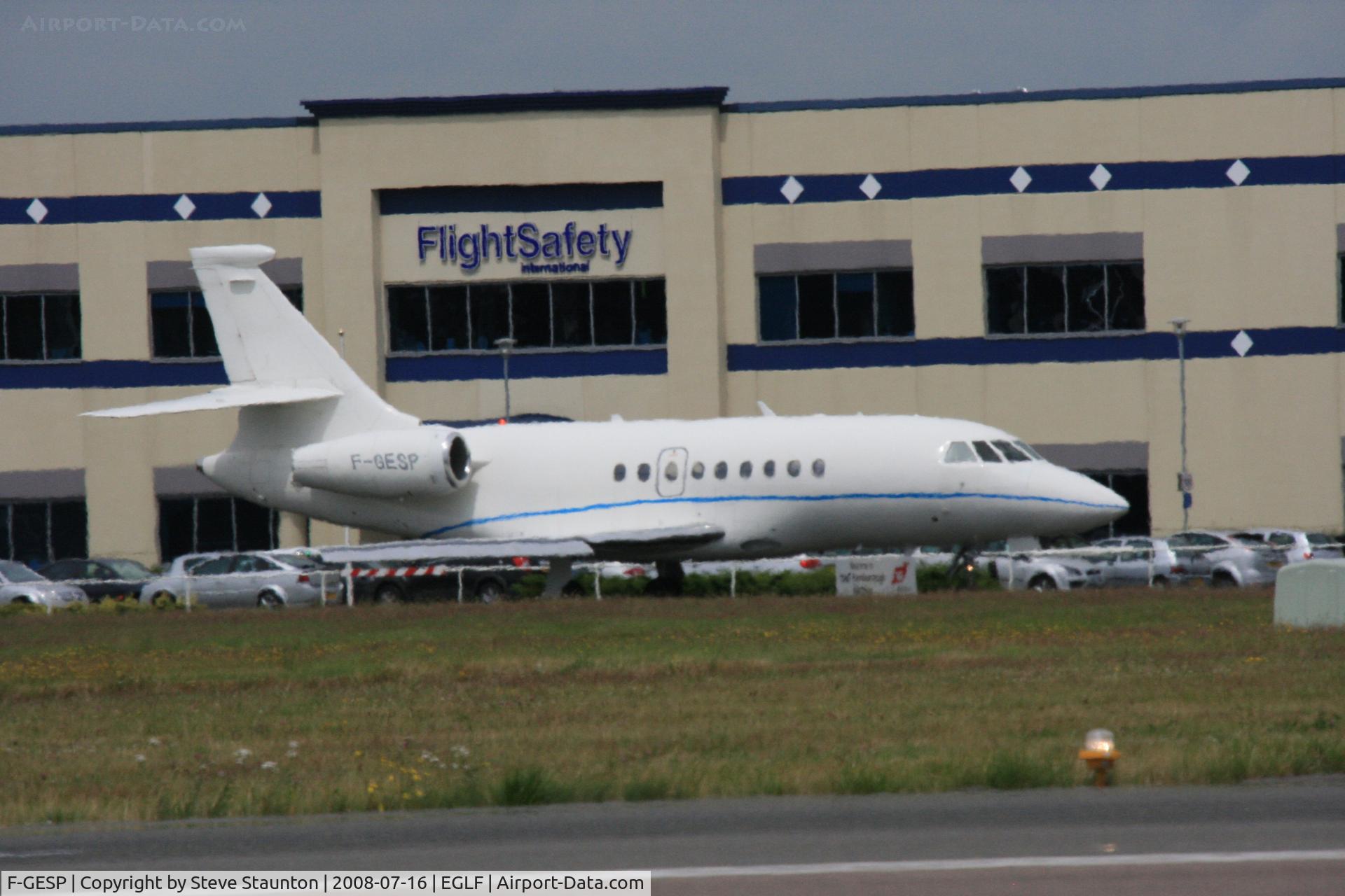 F-GESP, 2000 Dassault Falcon 2000 C/N 119, Taken at Farnborough Airshow on the Wednesday trade day, 16th July 2009
