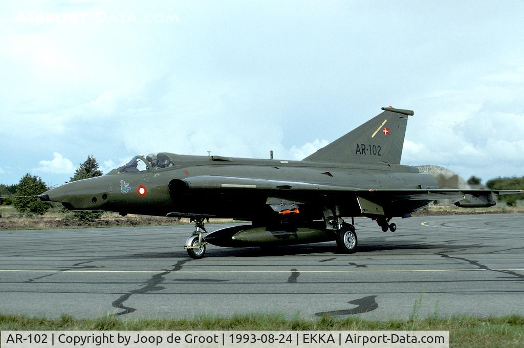 AR-102, 1971 Saab RF-35 Draken C/N 35-1102, recce draken at Karup