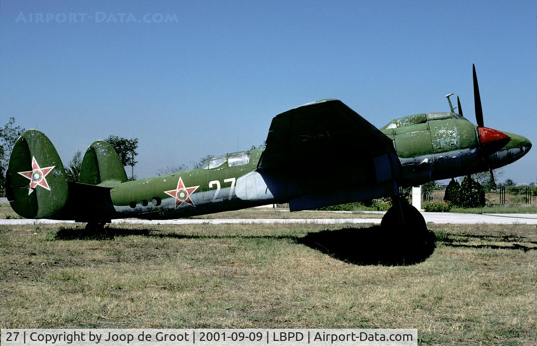 27, 1946 Tupolev Tu-2T C/N Not found 27, This is one of the few remaing Tu-2's in the world.