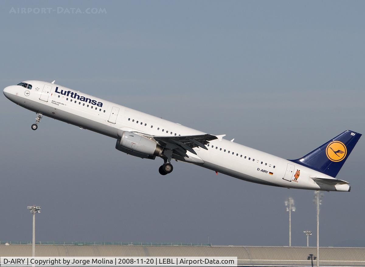 D-AIRY, 1998 Airbus A321-131 C/N 0901, 
