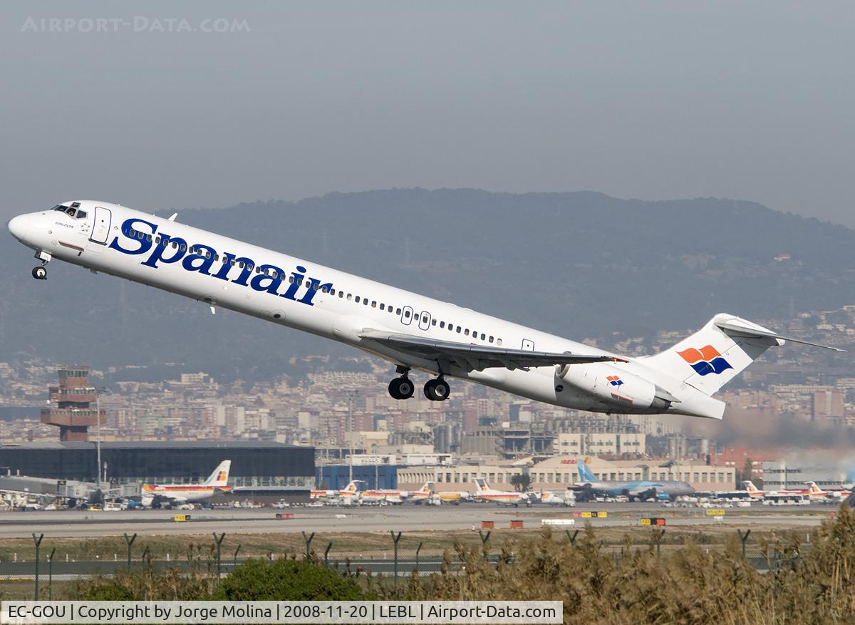 EC-GOU, 1991 McDonnell Douglas MD-83 (DC-9-83) C/N 53198, 