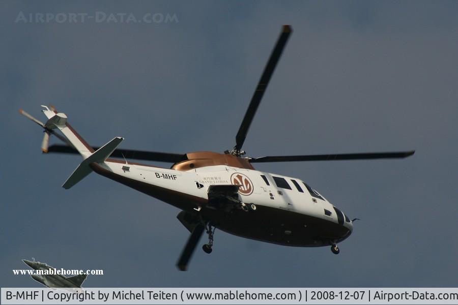 B-MHF, 1997 Sikorsky S-76C+ C/N 760474, Heli Express at Hong Kong Shun Tak Centre