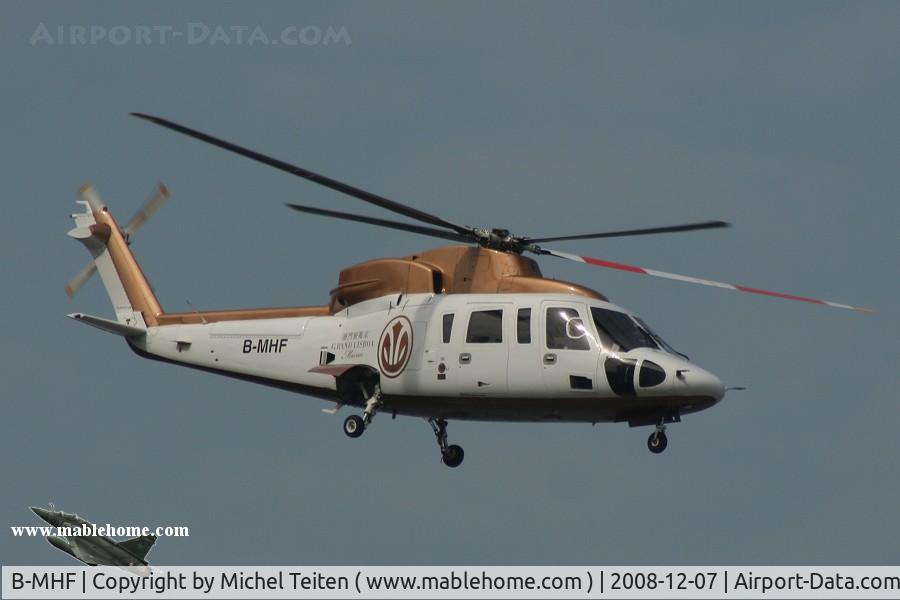 B-MHF, 1997 Sikorsky S-76C+ C/N 760474, Heli Express at Hong Kong Shun Tak Centre