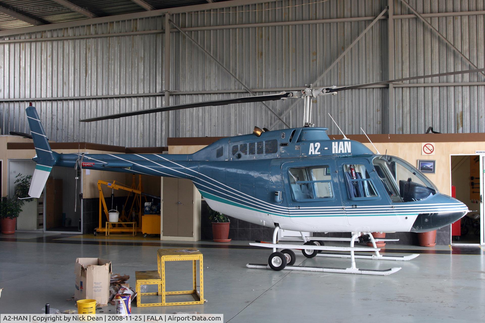 A2-HAN, 1978 Bell 206B-3 JetRanger III C/N 2350, FALA
