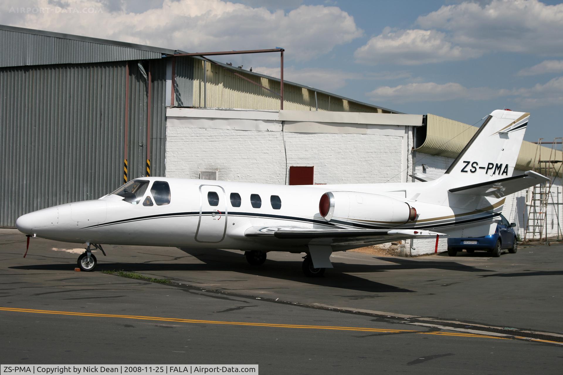 ZS-PMA, 1974 Cessna 500 Citation Eagle C/N 500-0123, FALA