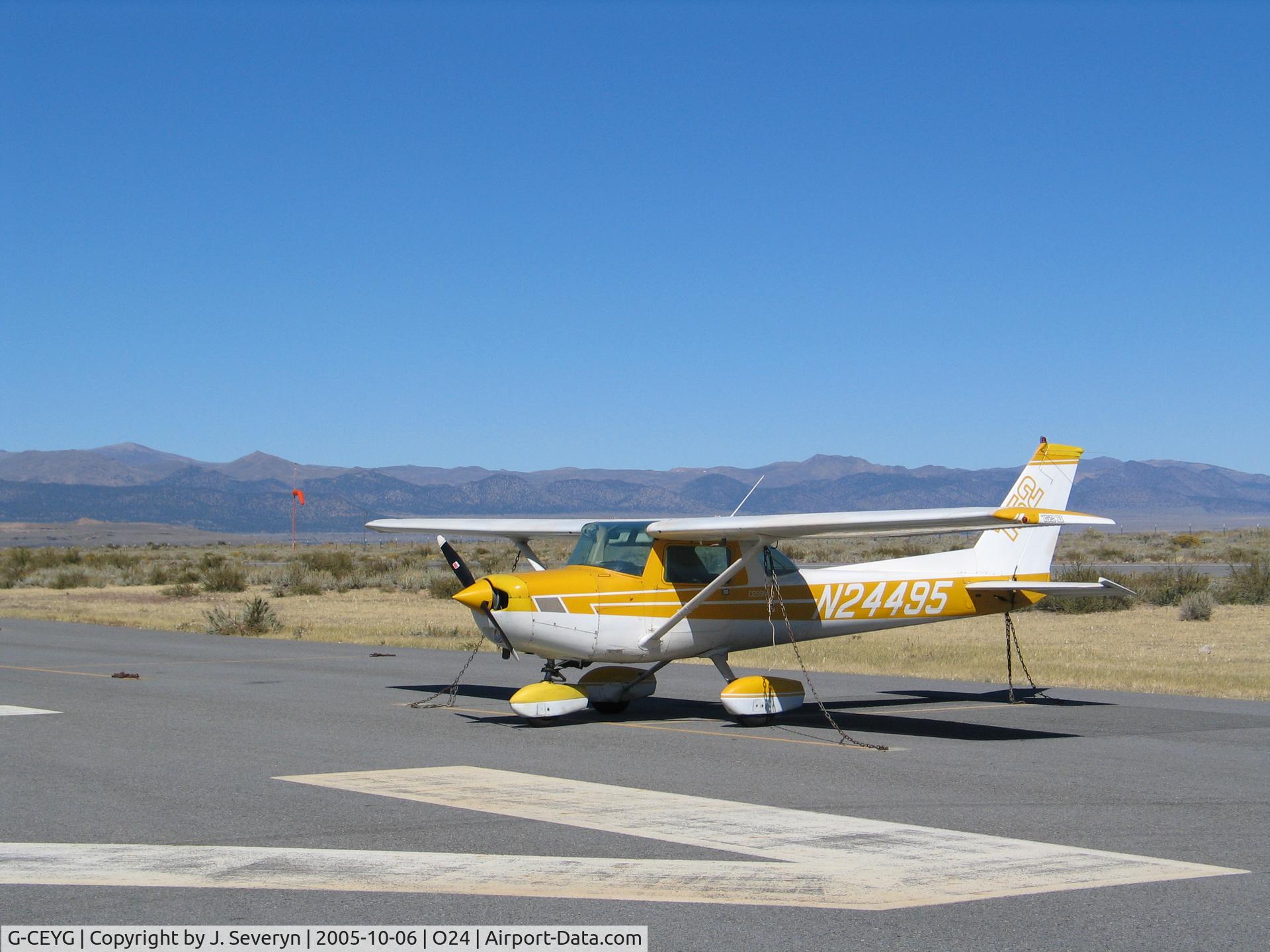 G-CEYG, 1977 Cessna 152 C/N 15280287, G-CEYG was N24495 before registration in Great Brit