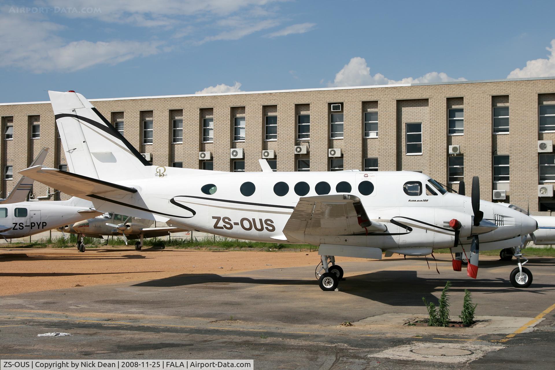 ZS-OUS, 1970 Beech 100 King Air C/N B-57, FALA