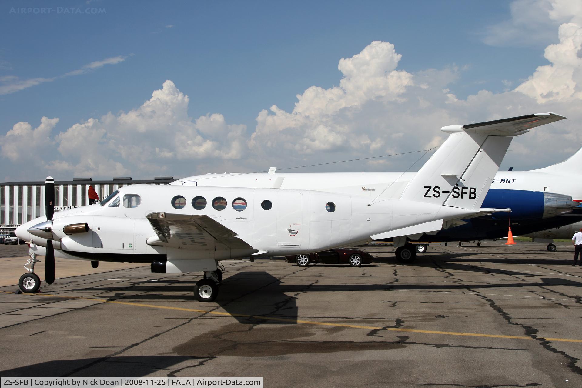 ZS-SFB, 1983 Beech B200C Super King Air King Air C/N BL-37, FALA