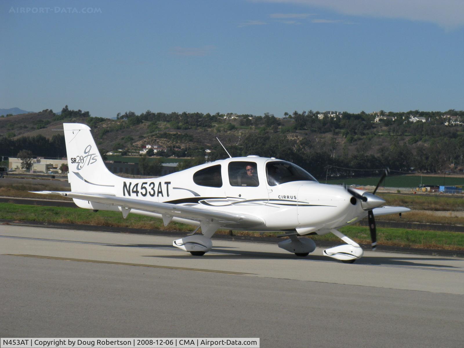 N453AT, 2006 Cirrus SR20 GTS C/N 1756, 2006 Cirrus SR20 GTS, Continental IO-360-ES 200 Hp, taxi
