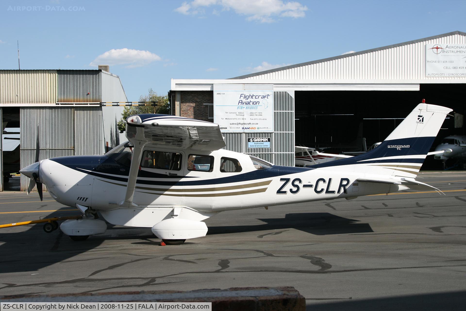 ZS-CLR, 2004 Cessna T206H Turbo Stationair C/N T20608508, FALA (W/O Jan 10th 2009 en-route Limpopo-Lanseria VMC into IMC with subsequent death spiral one soul on board fatal)
