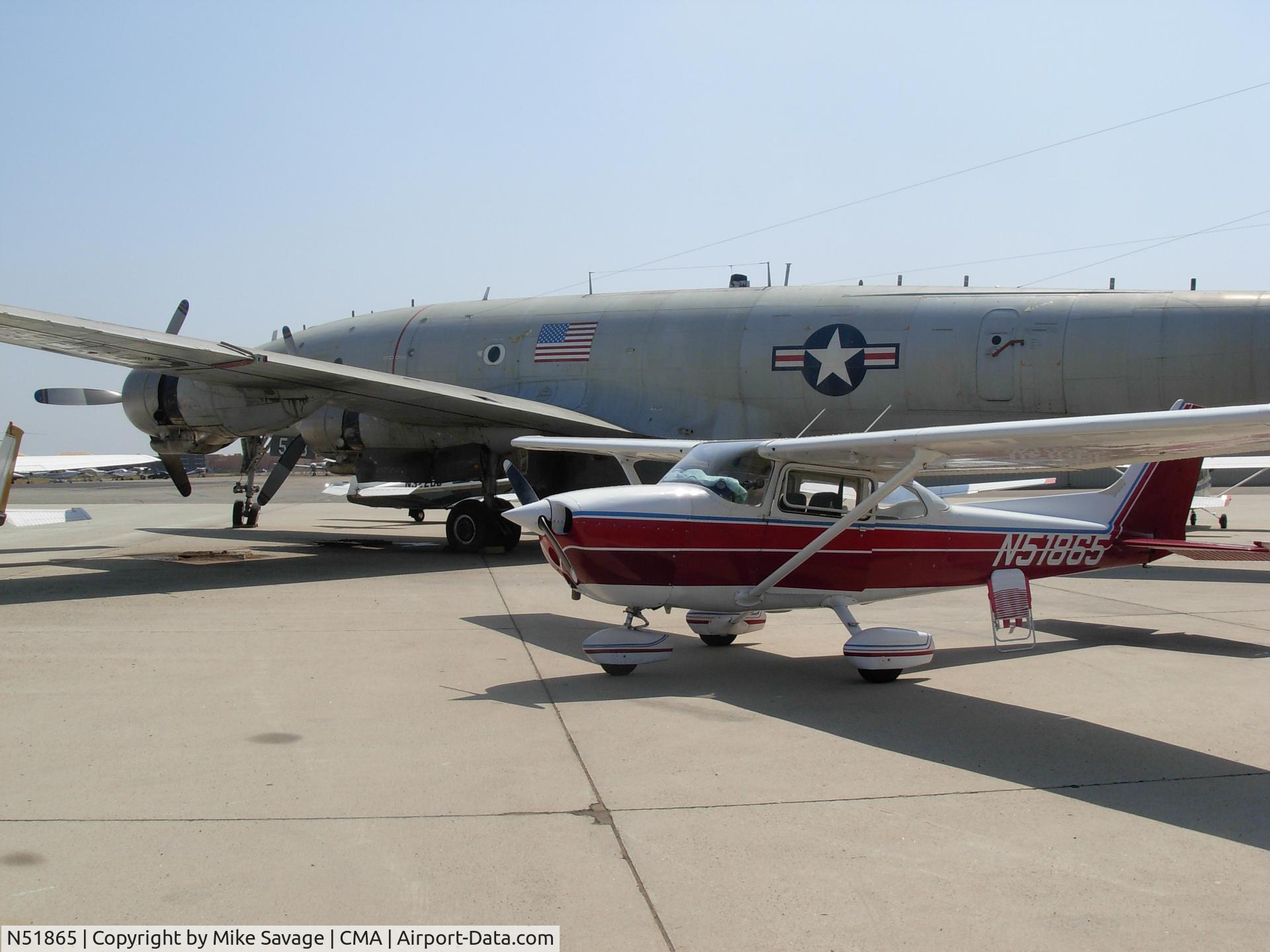 N51865, 1981 Cessna 172P C/N 17274362, At the 2008 CMA airshow next to the Connie