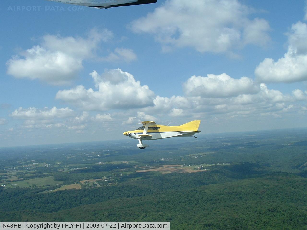 N48HB, 2008 Sorrell SNS-7 Hiperbipe C/N 0287, Flying