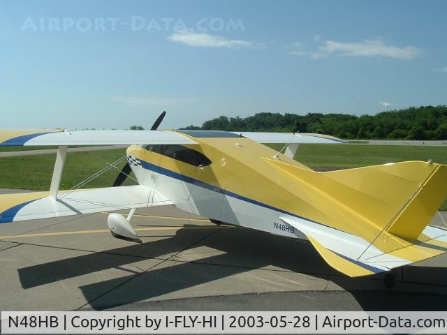 N48HB, 2008 Sorrell SNS-7 Hiperbipe C/N 0287, Rear