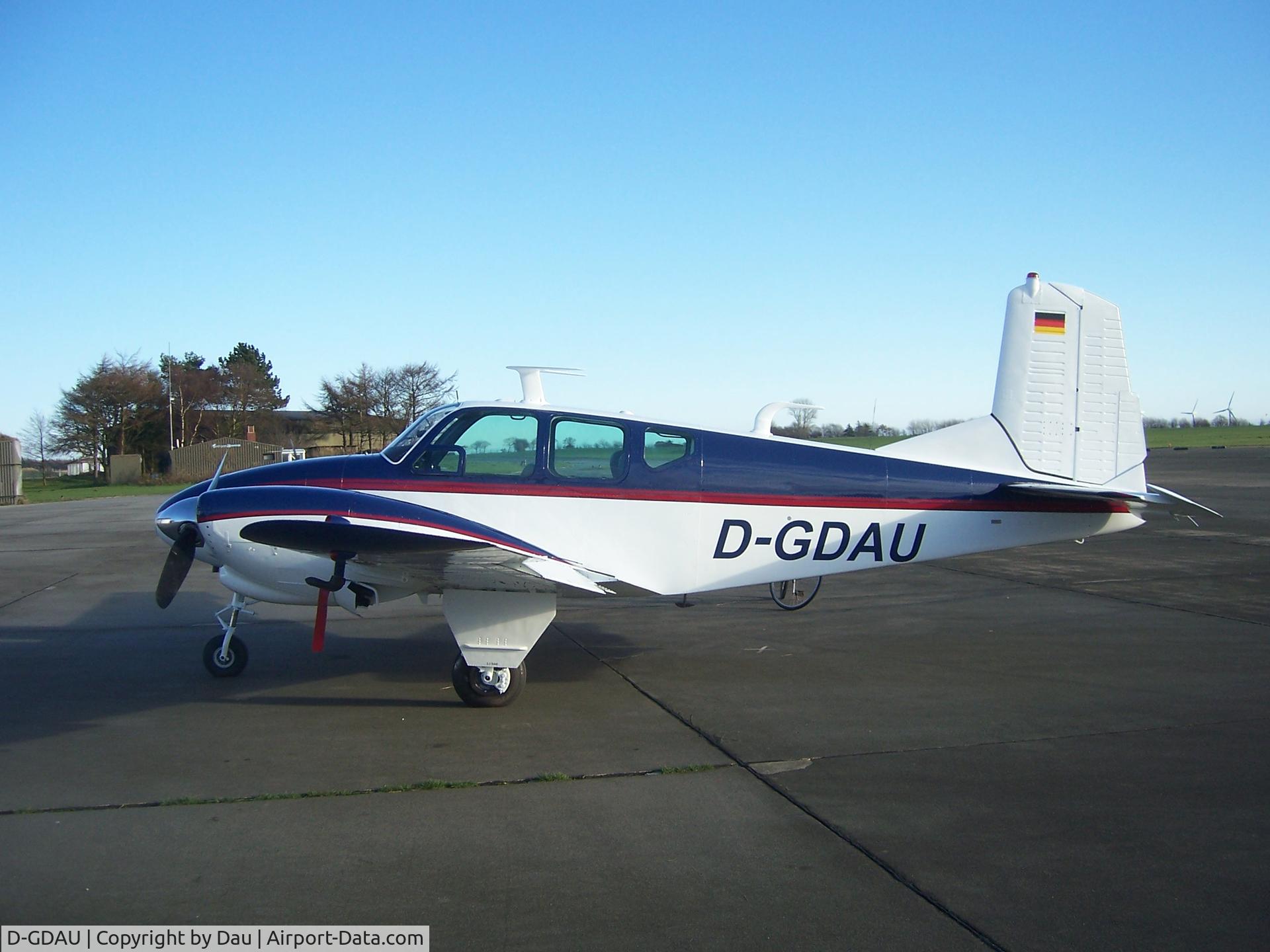 D-GDAU, 1959 Beech 95 Travel Air C/N TD-247, D-GDAU after paint job