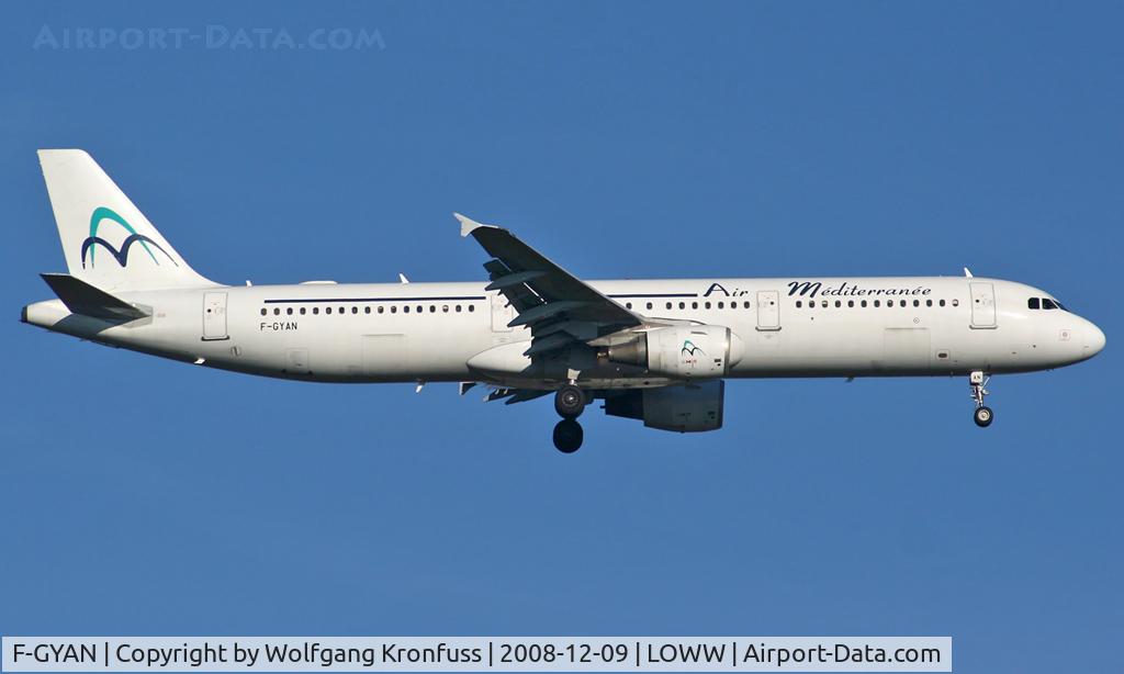 F-GYAN, 1995 Airbus A321-111 C/N 535, Air Mediterranee