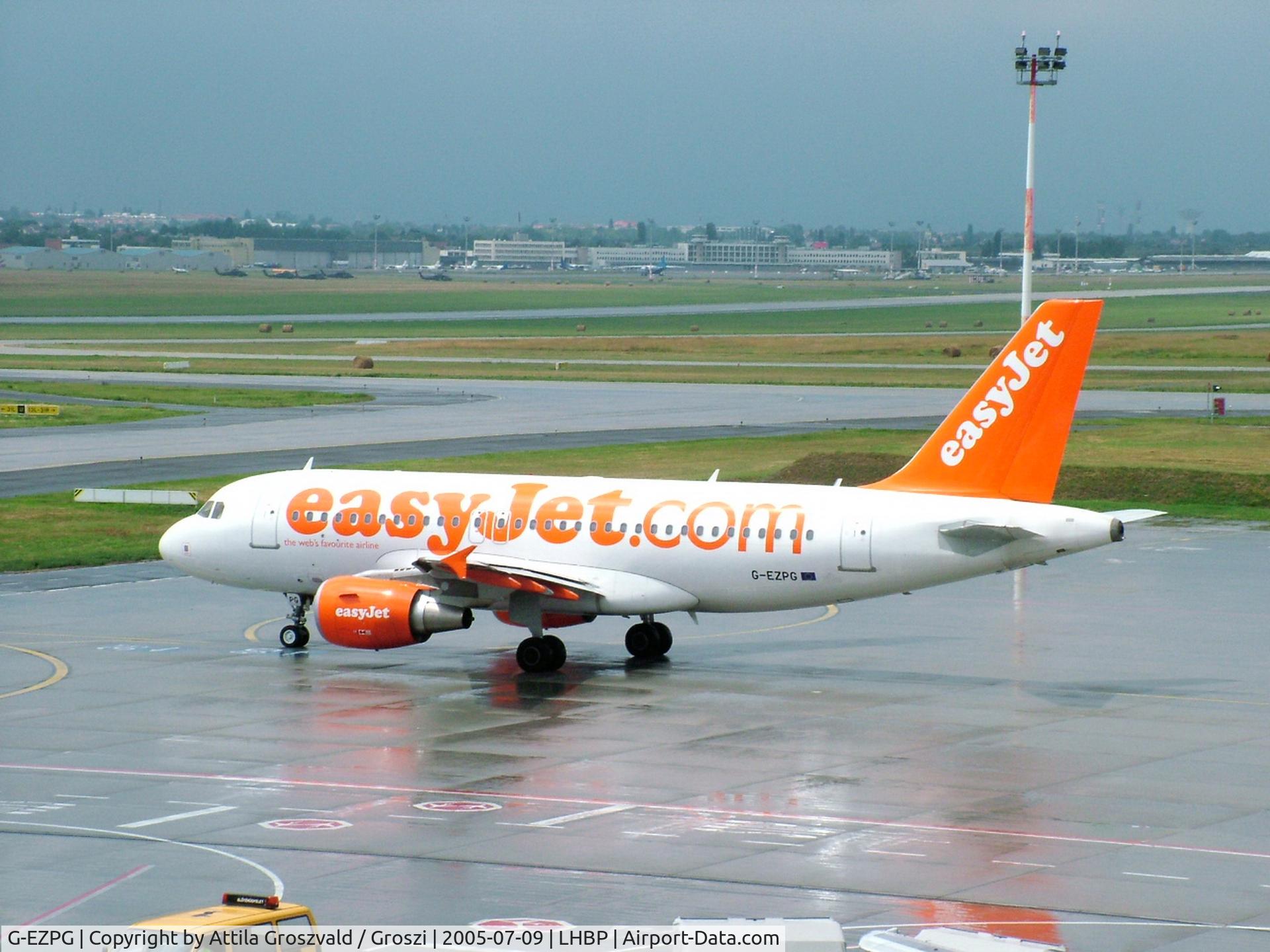 G-EZPG, 2005 Airbus A319-111 C/N 2385, Ferihegy 2. International Airport - LHBP - Hungary