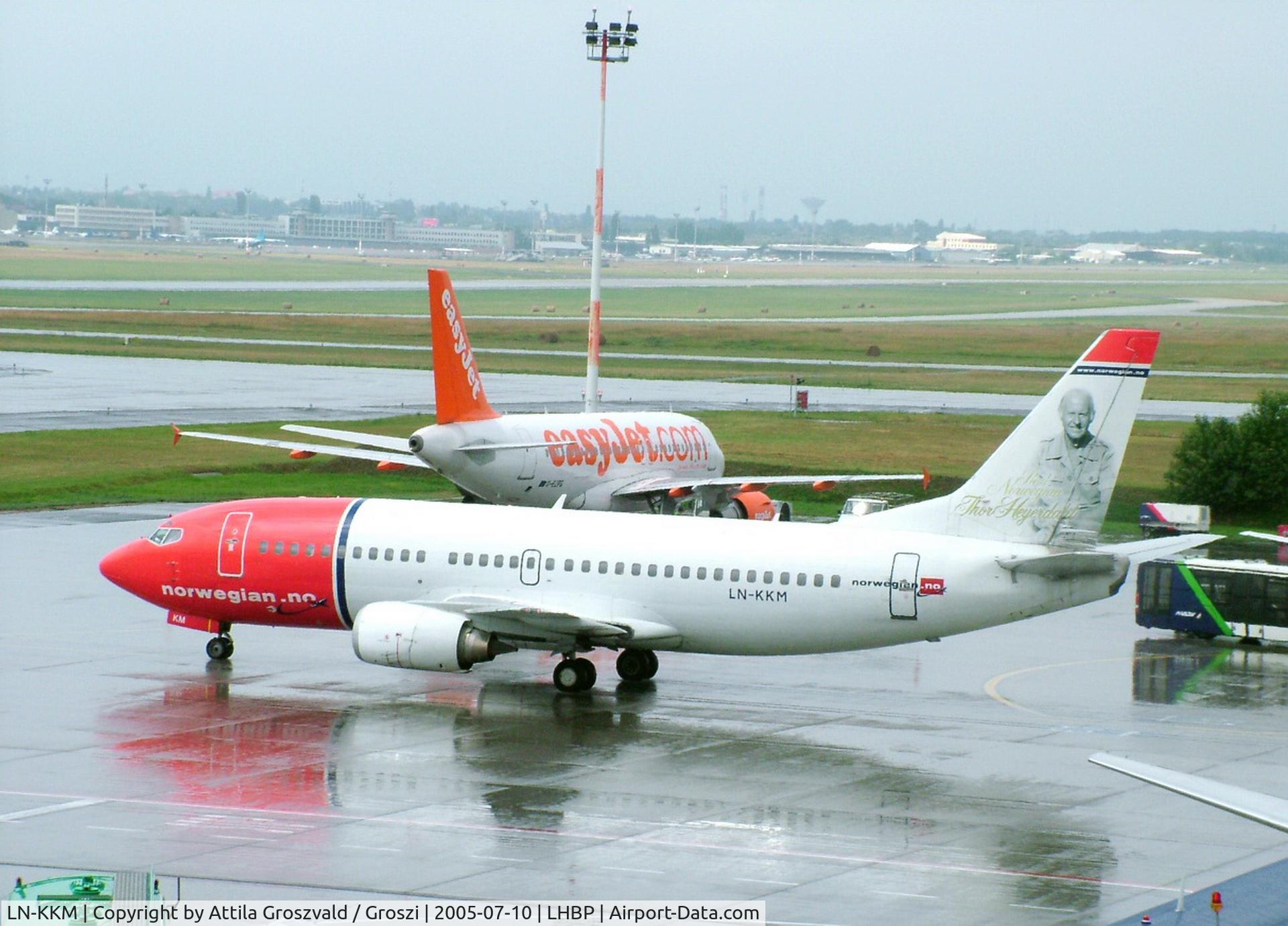 LN-KKM, 1990 Boeing 737-3Y0 C/N 24676, Ferihegy 2. International Airport - LHBP - Hungary