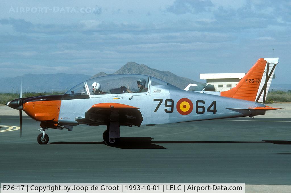 E26-17, Enaer T-35C Tamiz C/N 135, These Spanish trainers can only be seen in Spain. It was worth the trip.