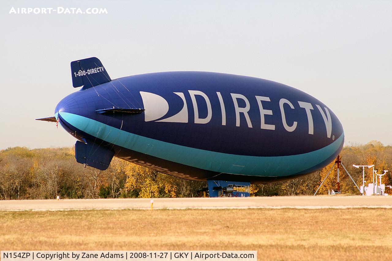 N154ZP, 1999 American Blimp Corp A-1-50 C/N 104, At Arlington Municipal  - Direct TV Blimp in town for Thanskgiving Day Cowboys Game