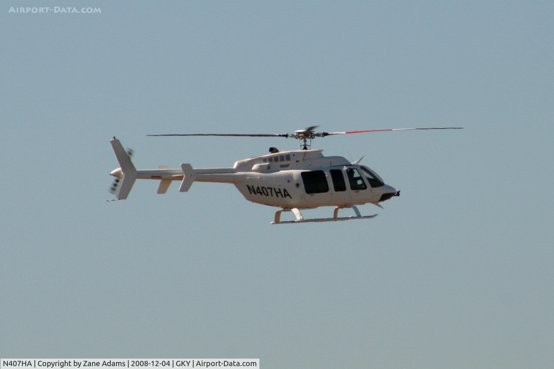 N407HA, 1996 Bell 407 C/N 53065, At Arlington Municipal - Bell 407