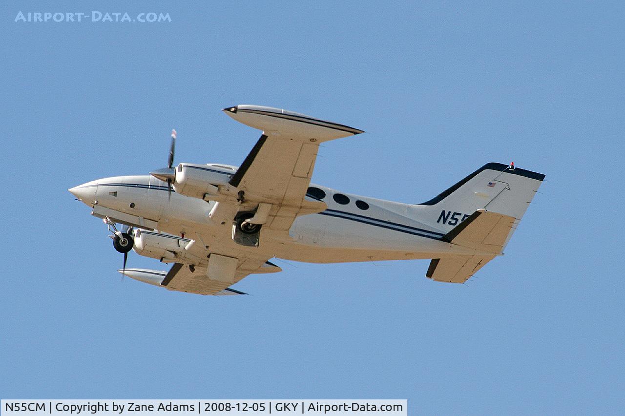 N55CM, 1973 Cessna 414 Chancellor C/N 4140423, At Arlington Municipal