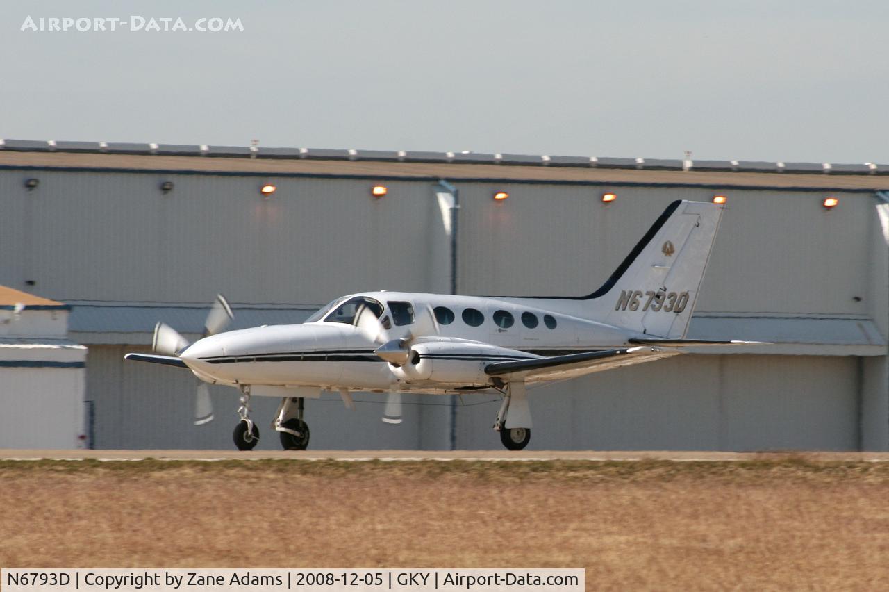 N6793D, 1980 Cessna 421C Golden Eagle C/N 421C1018, At Arlington Municipal - Cessna 421