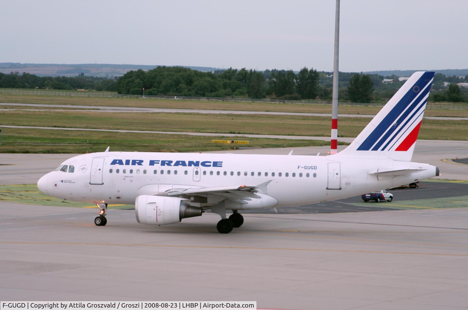 F-GUGD, 2003 Airbus A318-111 C/N 2081, Ferihegy 2. International Airport - LHBP - Hungary