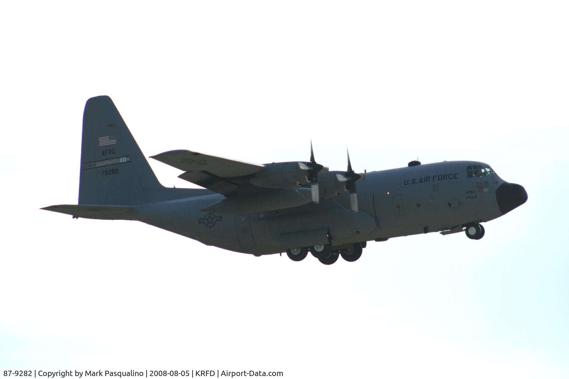 87-9282, 1987 Lockheed C-130H Hercules C/N 382-5123, Lockheed C-130H