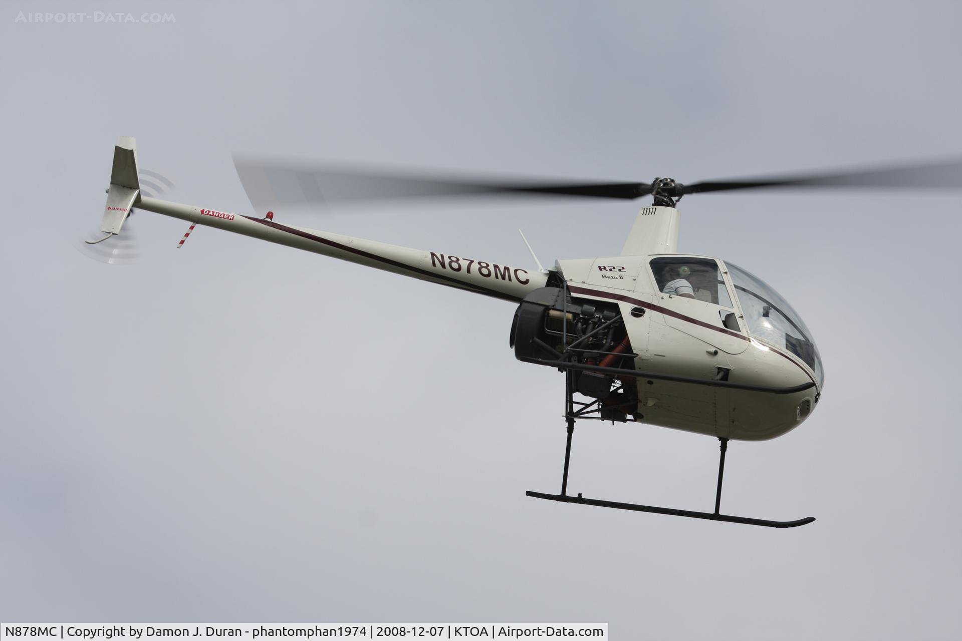 N878MC, 2005 Robinson R22 Beta C/N 3782, Taken at KTOA