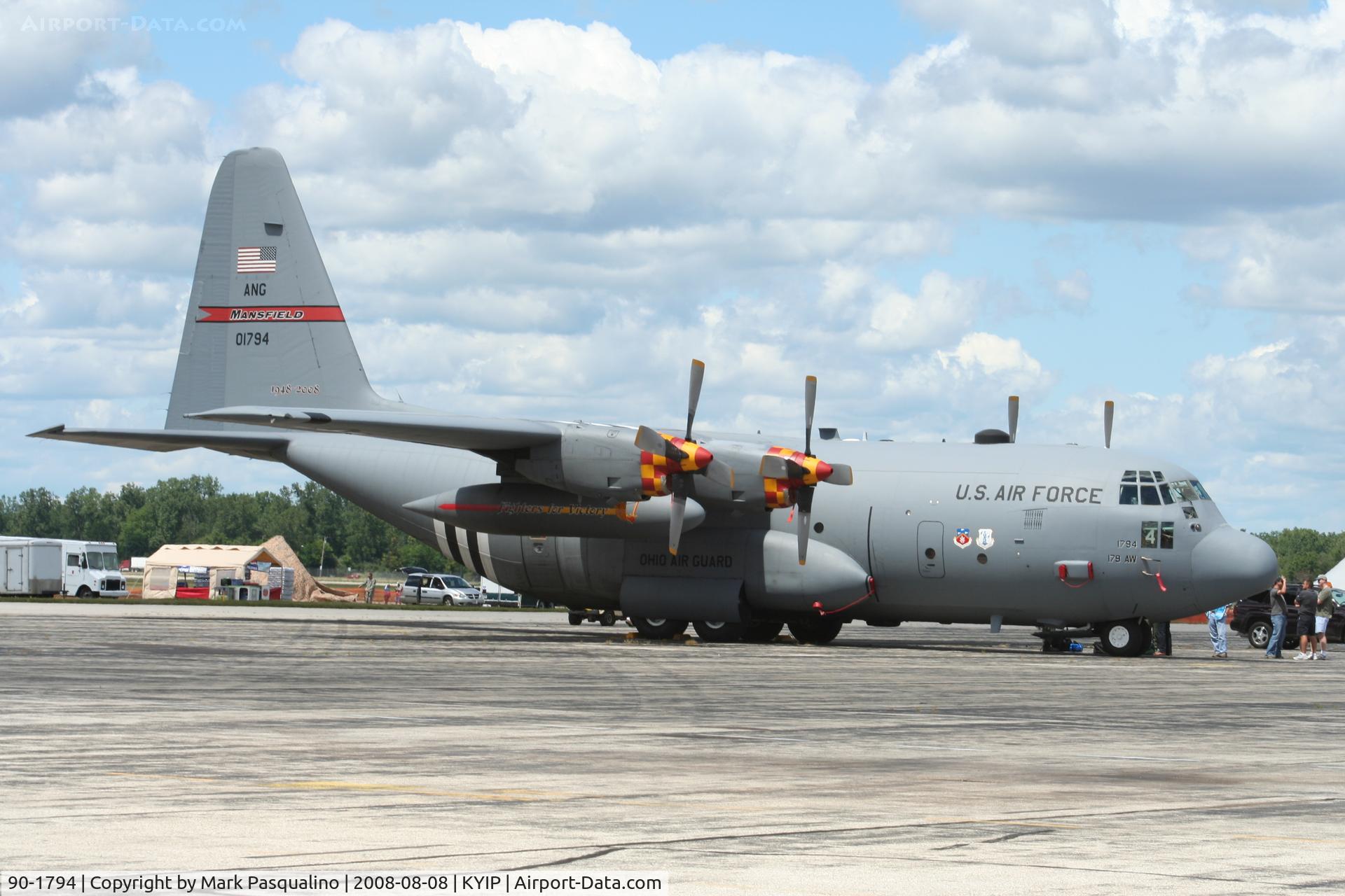 90-1794, 1990 Lockheed C-130H Hercules C/N 382-5247, Lockheed C-130H