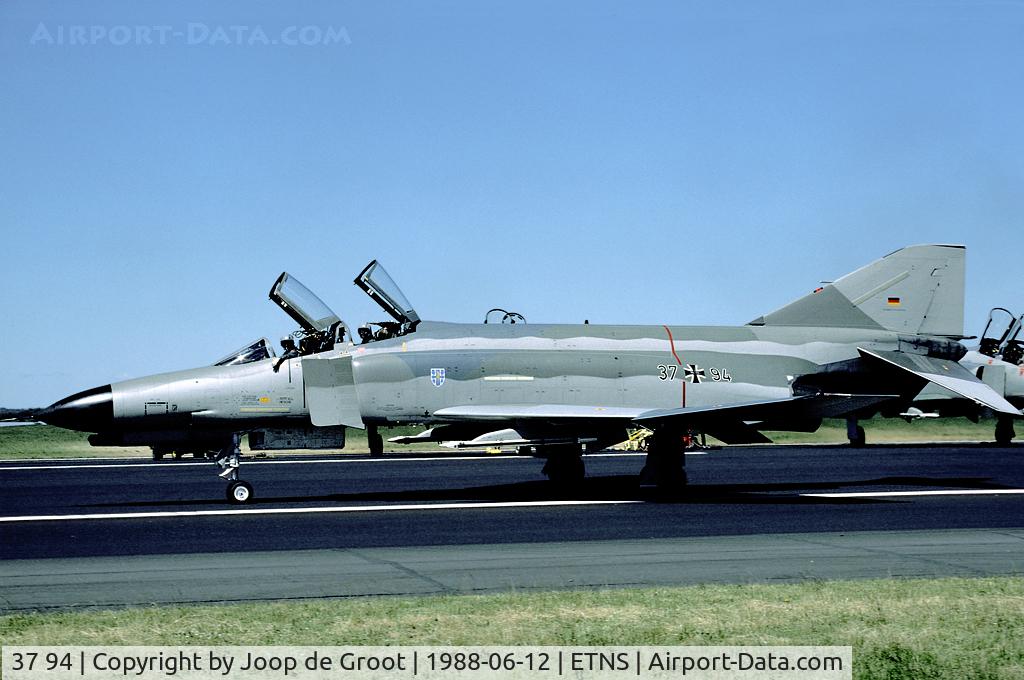 37 94, 1972 McDonnell Douglas F-4F Phantom II C/N 4586, For the 1988 air day JGB35 sent a Phantom for the air display.