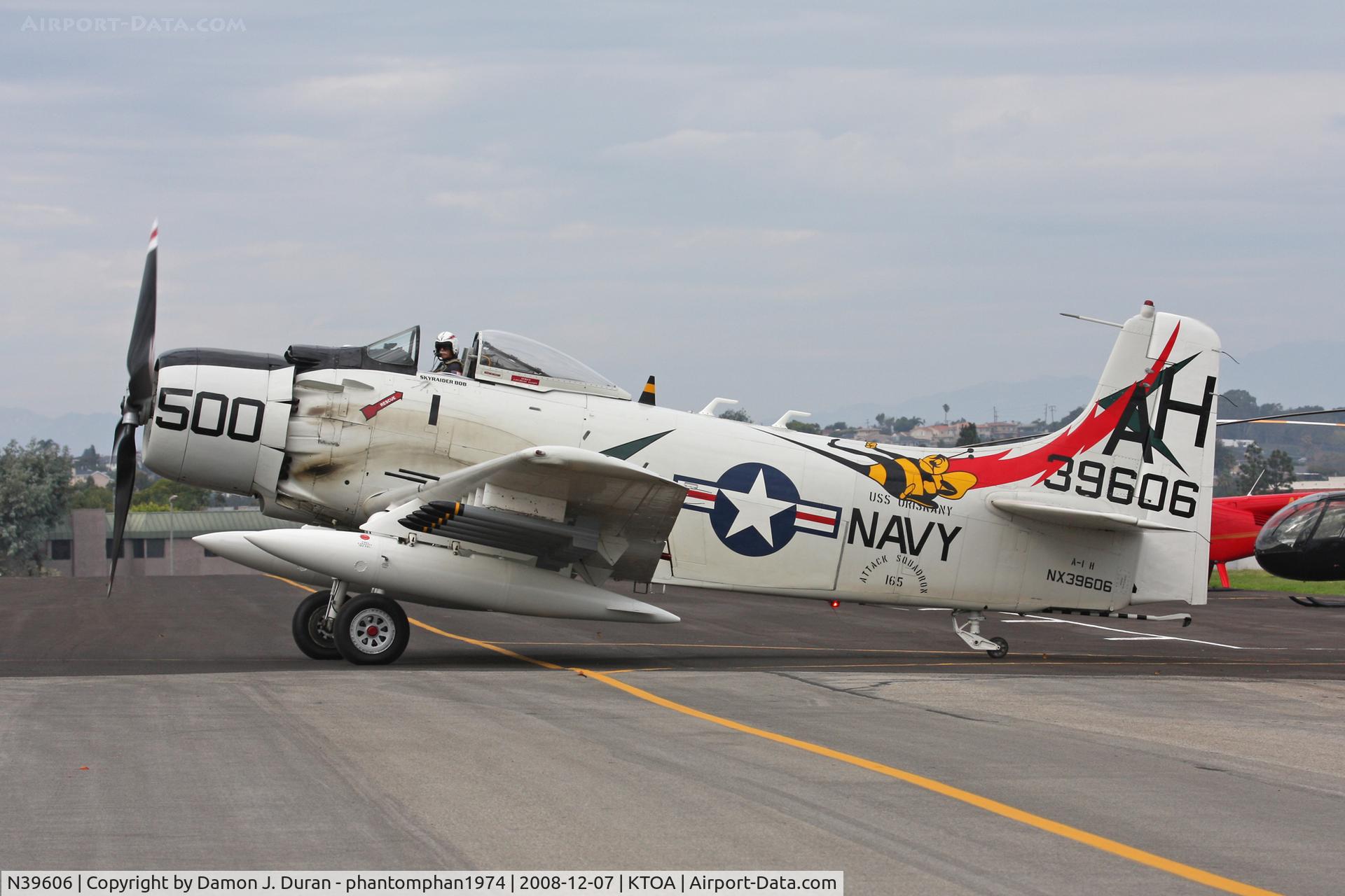 N39606, 1955 Douglas AD-6 Skyraider C/N 10838, Taken at Western Museum of Flights Open House