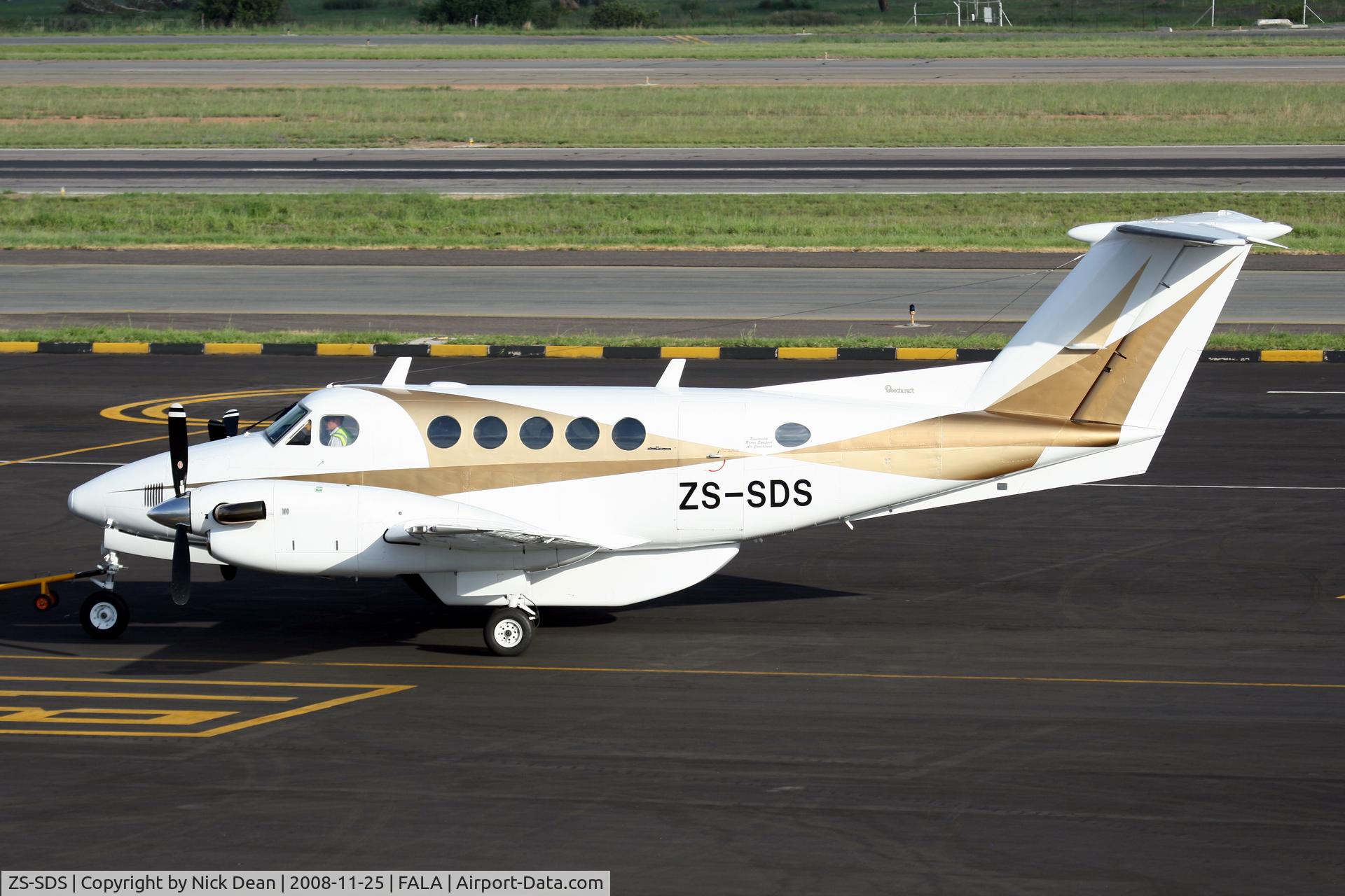 ZS-SDS, 1981 Beech 200 Super King Air C/N BB-803, FALA