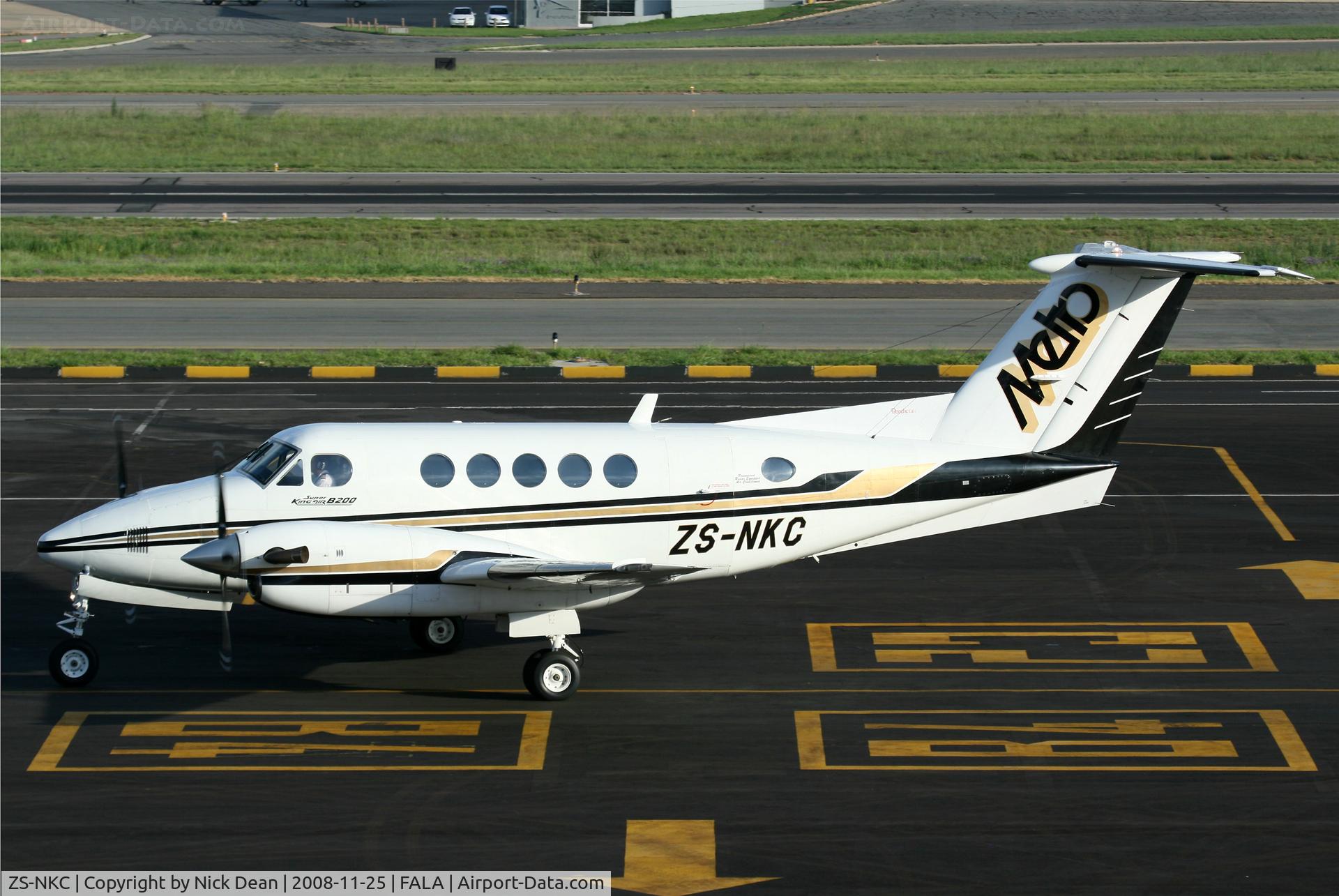 ZS-NKC, 1993 Beechcraft B200 Super King Air C/N BB-1474, FALA