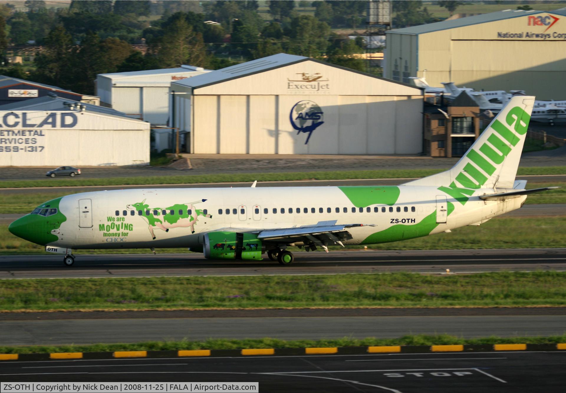 ZS-OTH, 1992 Boeing 737-436 C/N 25841, FALA