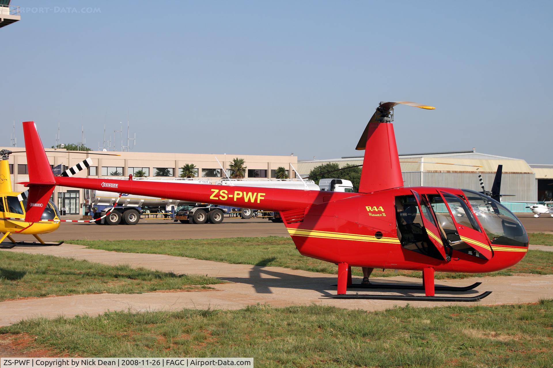 ZS-PWF, 2007 Robinson R44 Raven II C/N 11757, FAGC