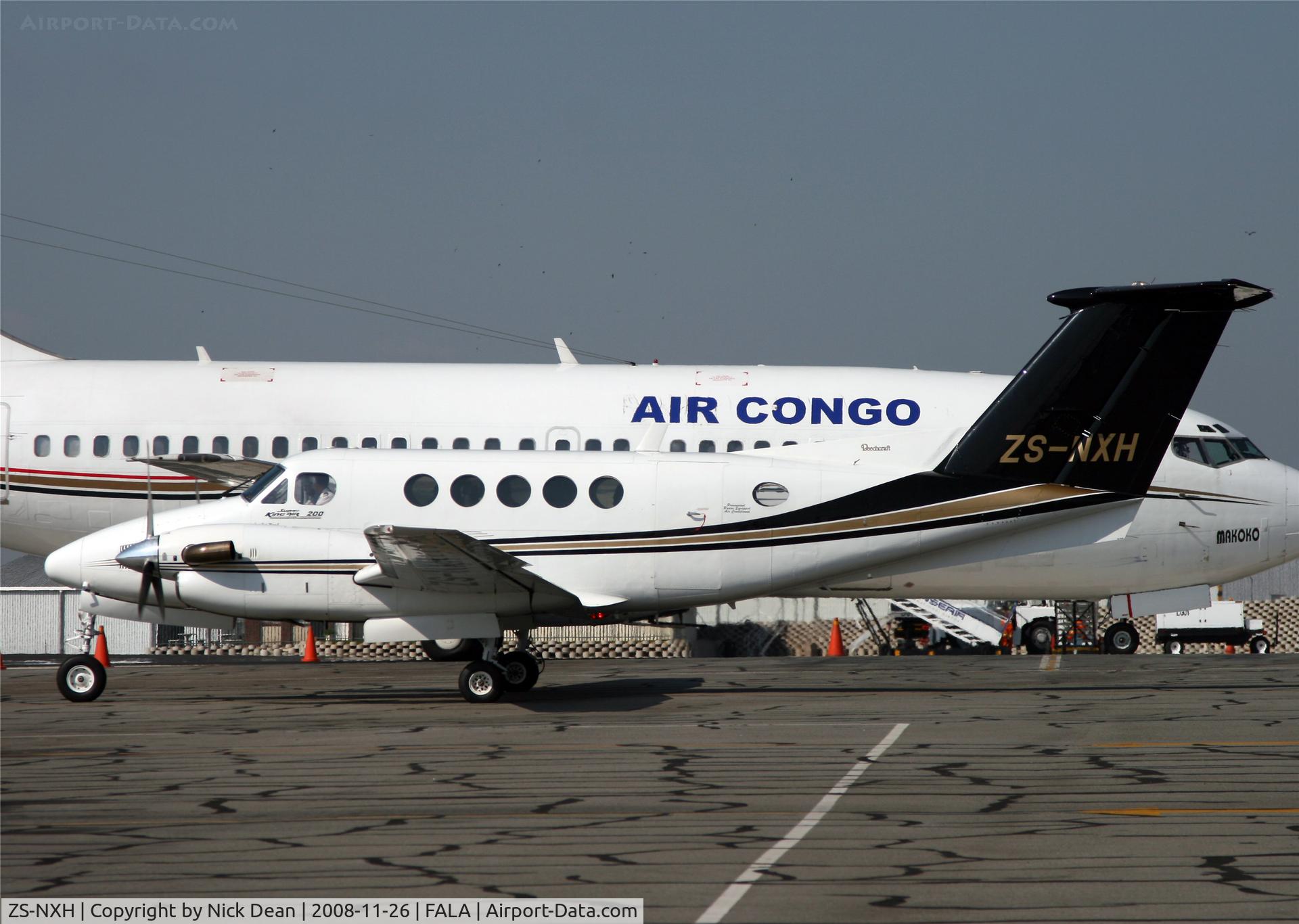 ZS-NXH, 1975 Beech 200 King Air C/N BB-37, FALA