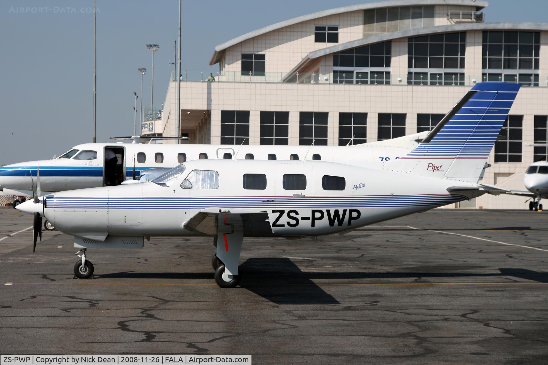 ZS-PWP, 1985 Piper PA-46-310P Malibu C/N 46-8508067, FALA