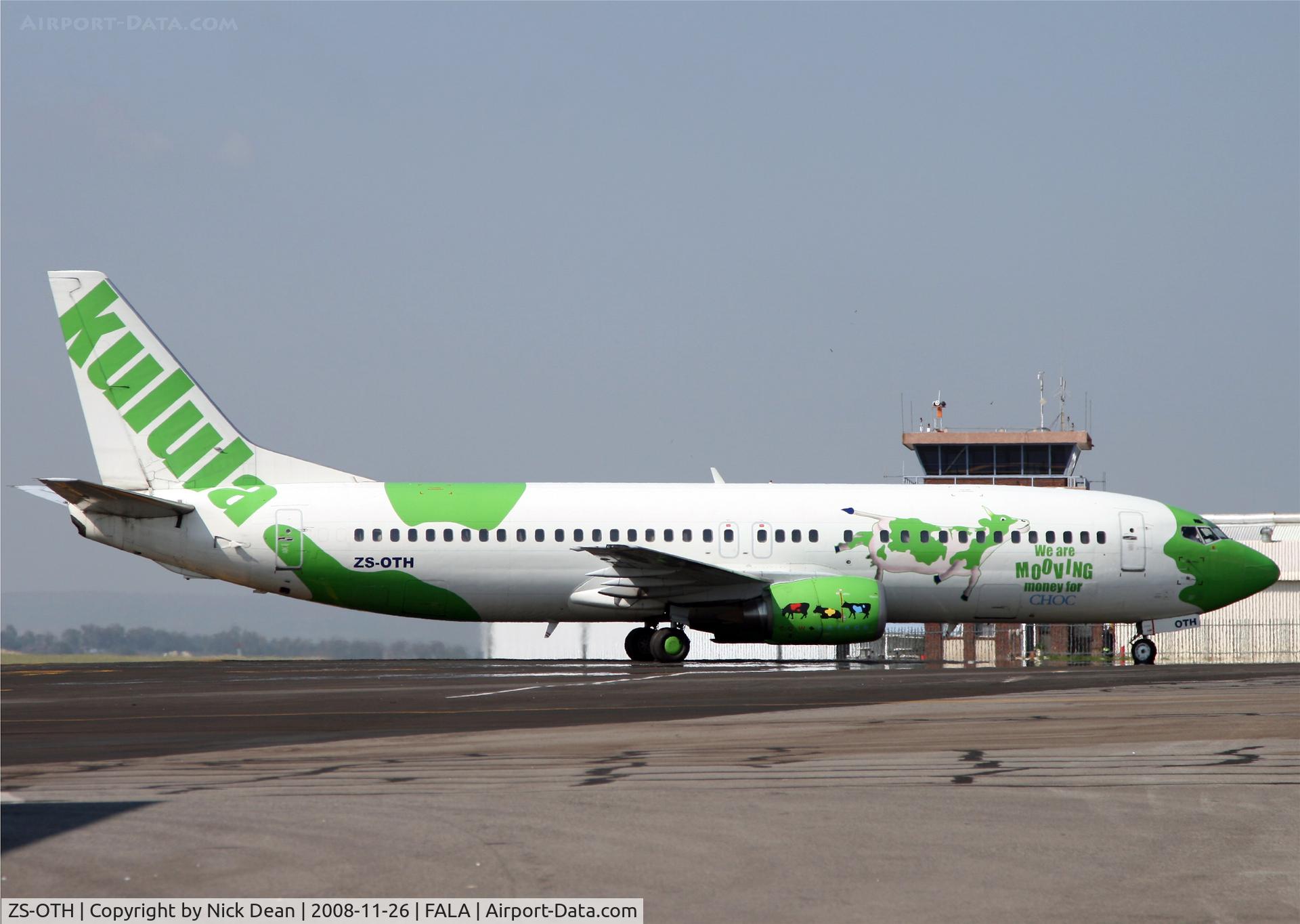 ZS-OTH, 1992 Boeing 737-436 C/N 25841, FALA