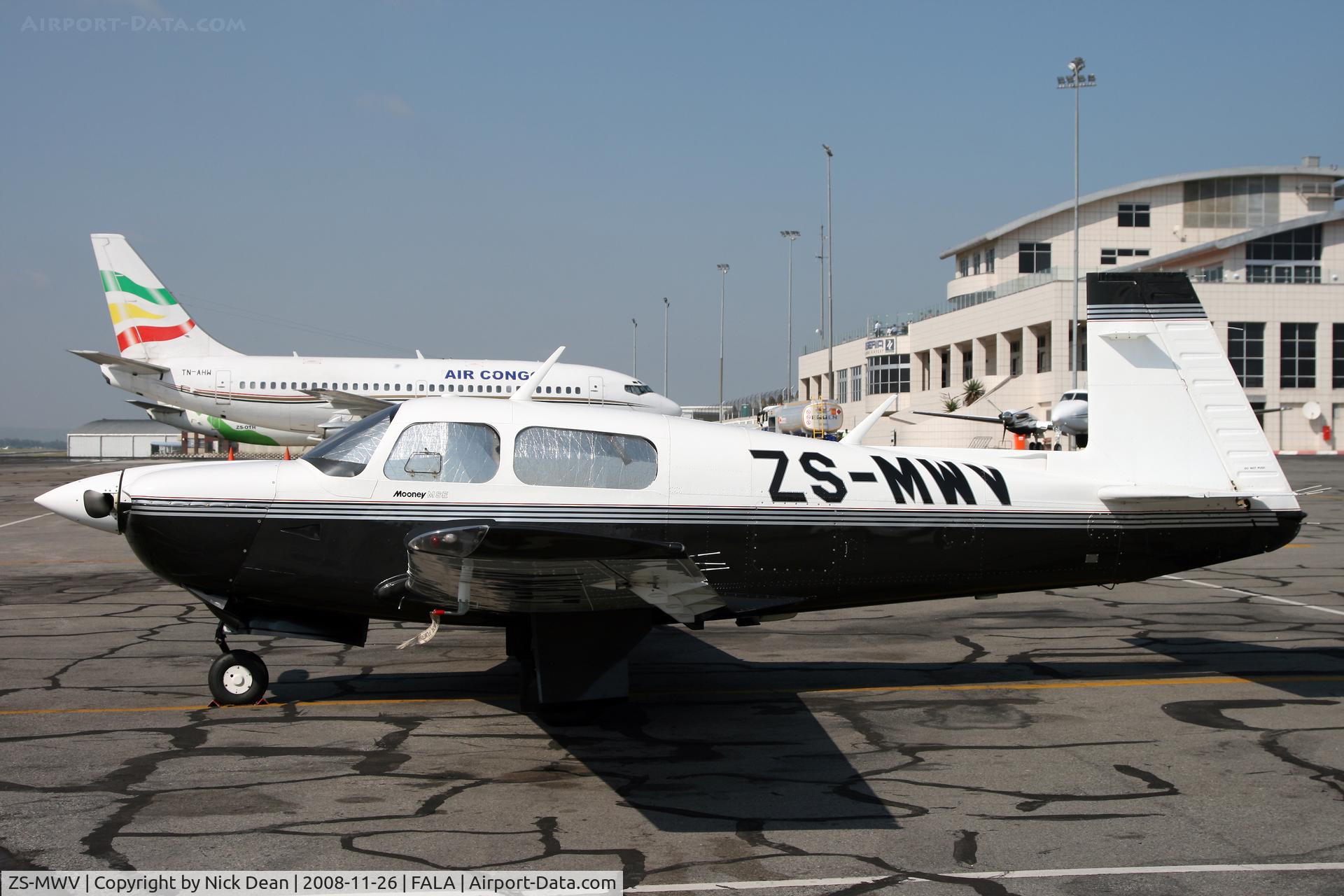 ZS-MWV, Mooney M20J 201 MSE 201 C/N 24-3170, FALA