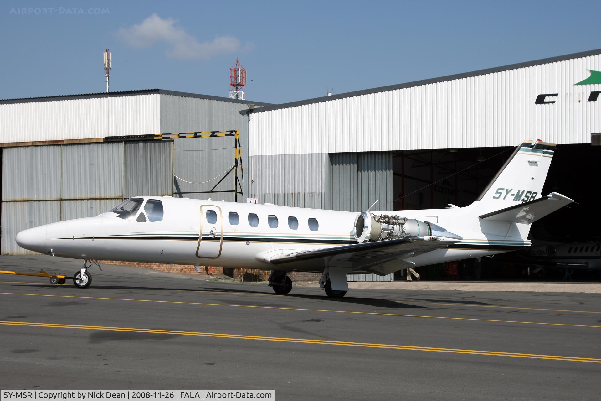 5Y-MSR, 2001 Cessna 550 Citation Bravo C/N 550-0975, FALA