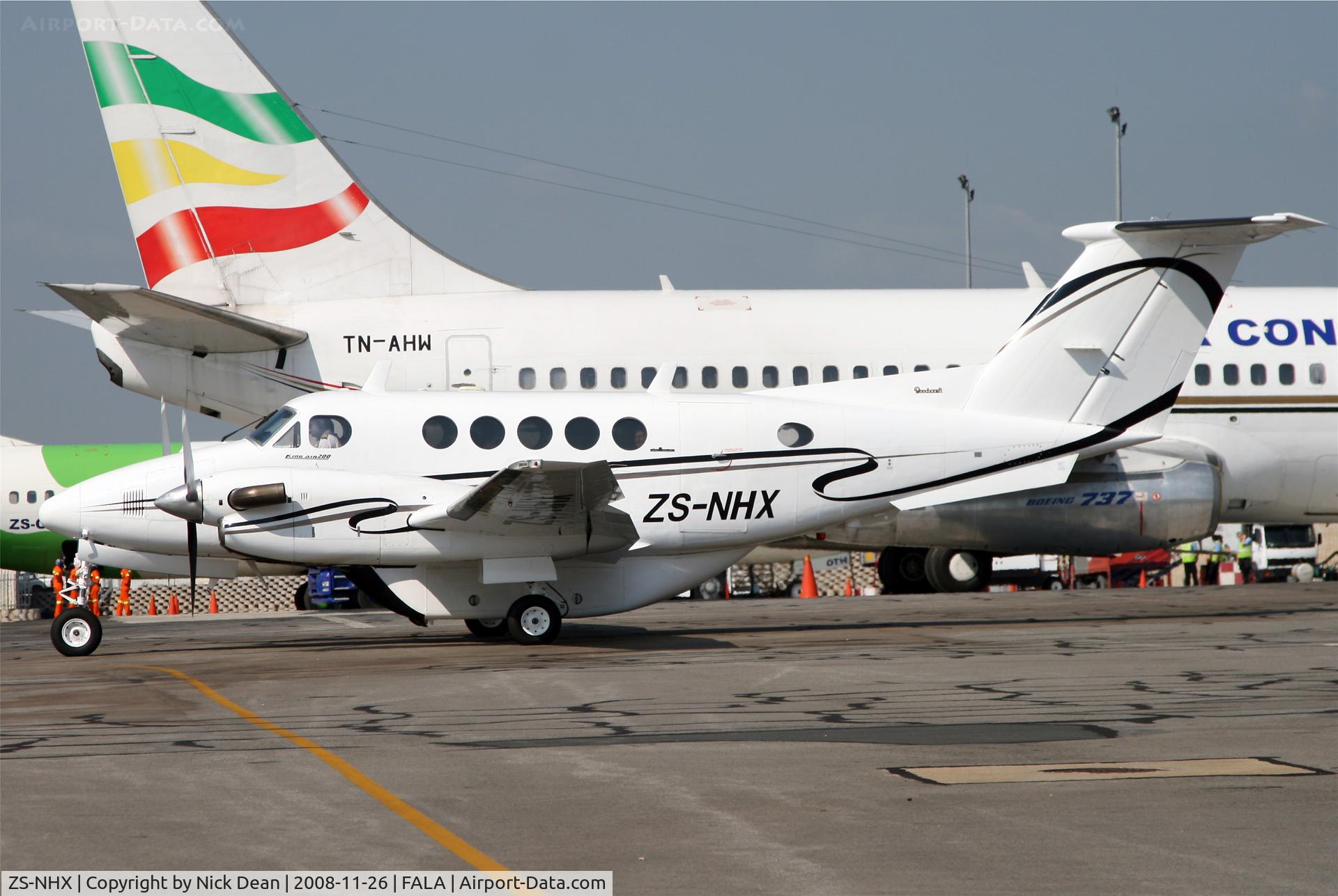 ZS-NHX, 1978 Beechcraft 200 King Air C/N BB-386, FALA