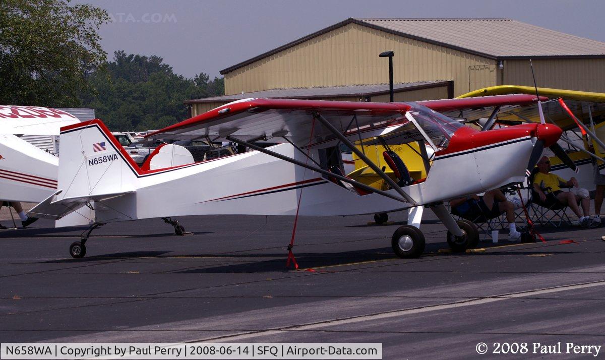 N658WA, 2007 Rans S-7 Courier C/N WTA1, One of the many taildraggers on display