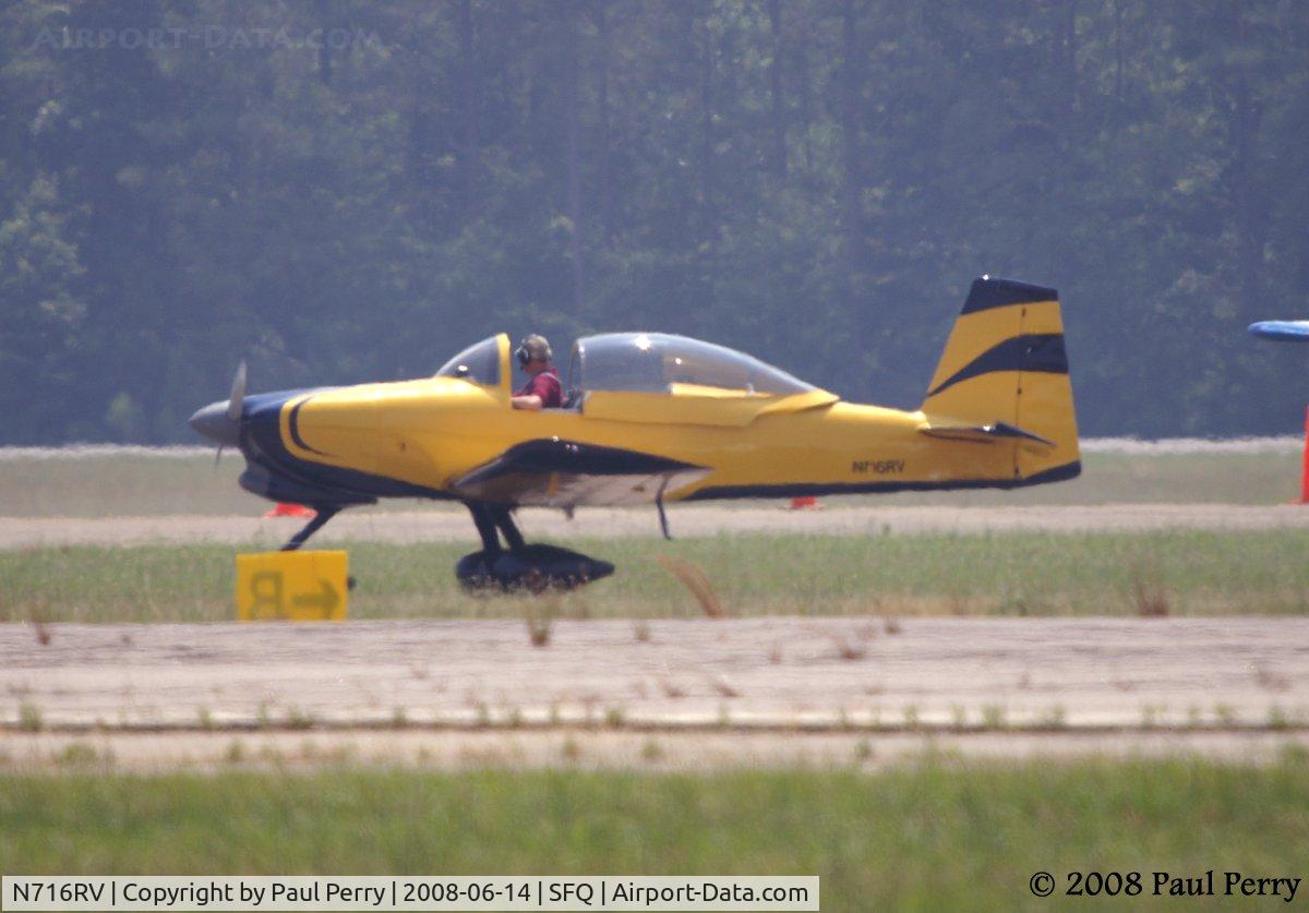 N716RV, 2002 Vans RV-8A C/N 80590, Getting marshalled out, departure imminent