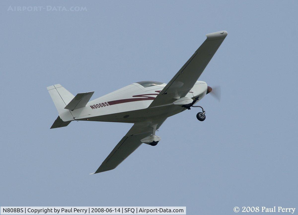 N808BS, 1999 Rand Robinson KR-2S C/N 808, Banking away