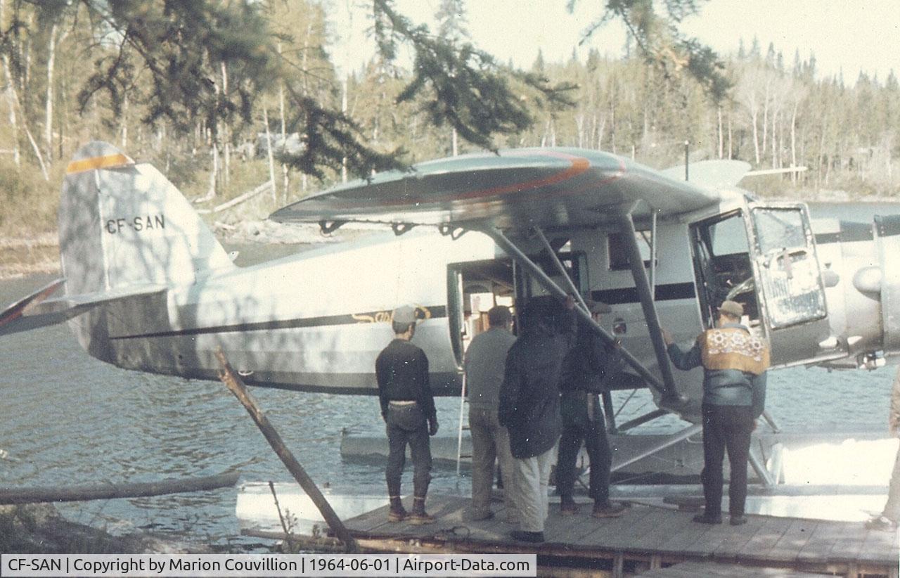 CF-SAN, 1947 Noorduyn Norseman V C/N N29-29, Fishing on Lac La Ronge Saskatchewan