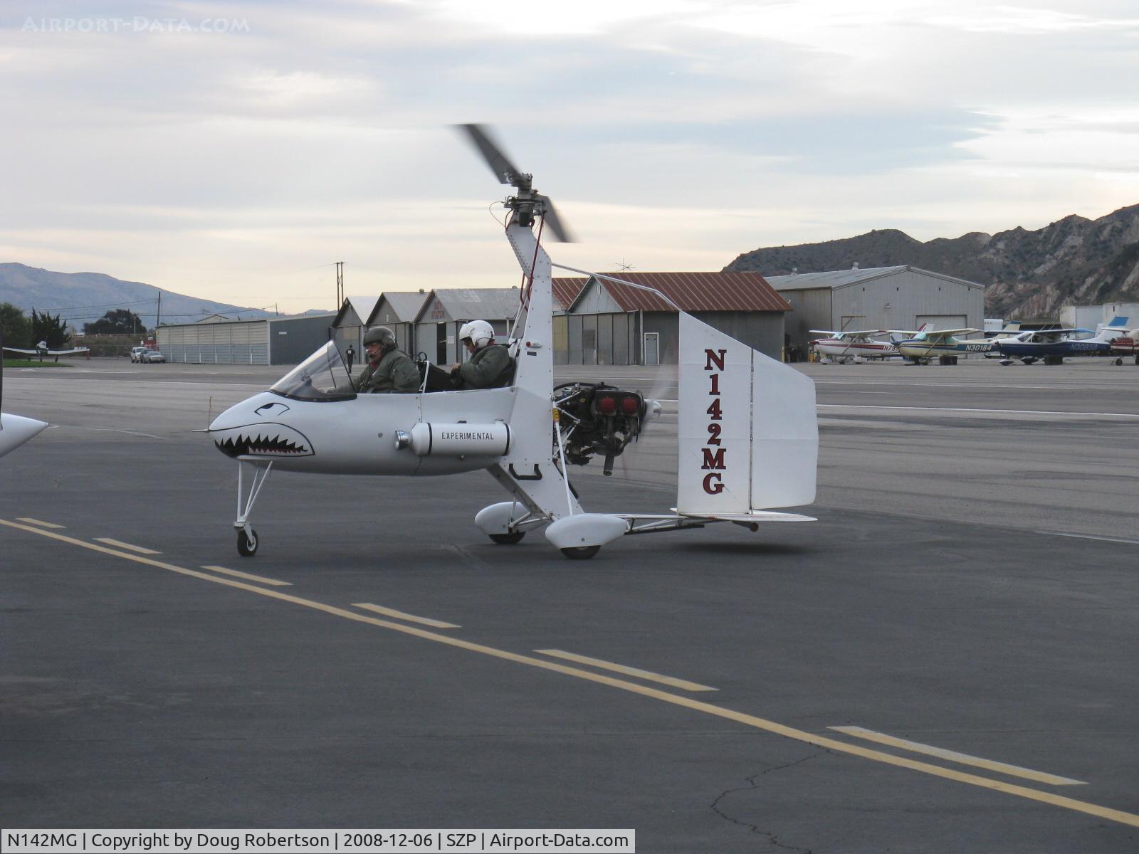 N142MG, 1999 Givans Mark E Predator C/N 1, 1999 Givans PREDATOR Powered Autogyro, Lycoming O-290, Experimental class