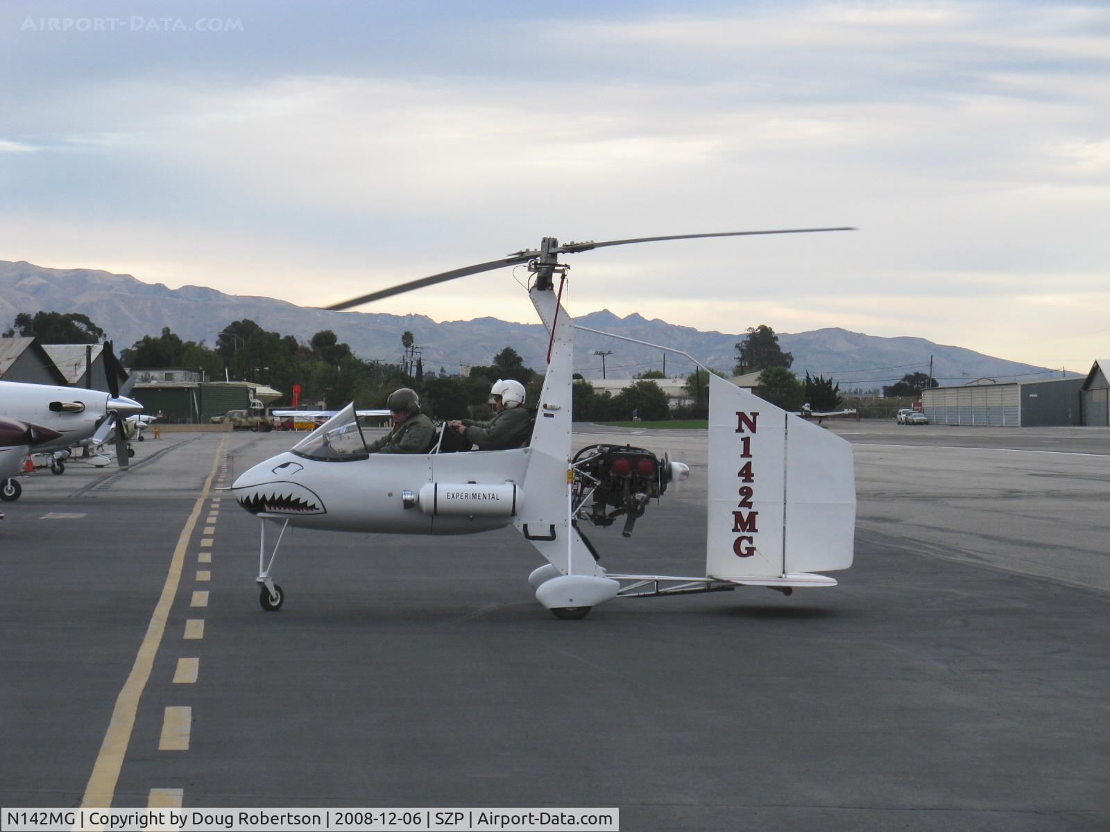N142MG, 1999 Givans Mark E Predator C/N 1, 1999 Givans PREDATOR Powered Autogyro, Lycoming O-290, Experimental class